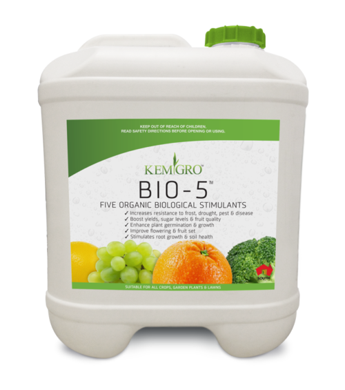 Kemgro Crop Solutions Bio-5 fertiliser 20 Litre product photo.