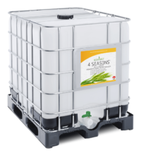 Kemgro Crop Solutions 4 Seasons 1000 Litre fertilizer photo of palletainer.