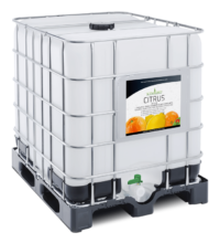 Kemgro Crop Solutions Citrus 1000 Litre fertilizer photo of palletainer.