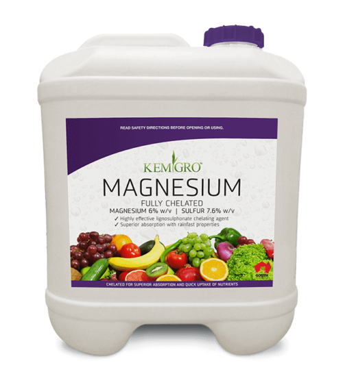 Kemgro Crop Solutions Fully Chelated Magnesium Liquid Fertiliser 20 litre