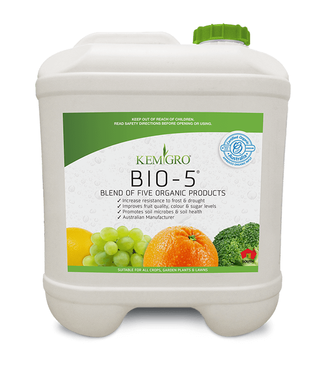Kemgro Crop Solutions Certified Organic Bio-5 fertiliser 20 litre