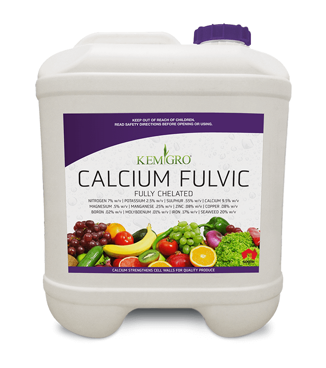 Kemgro Crop Solutions Chelated Calcium Fulvic fertiliser 20 litre